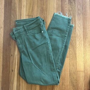 Old Navy Rockstar army green jeans